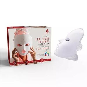Pursonic 7-in-1 LED Light Therapy Face Mask - White